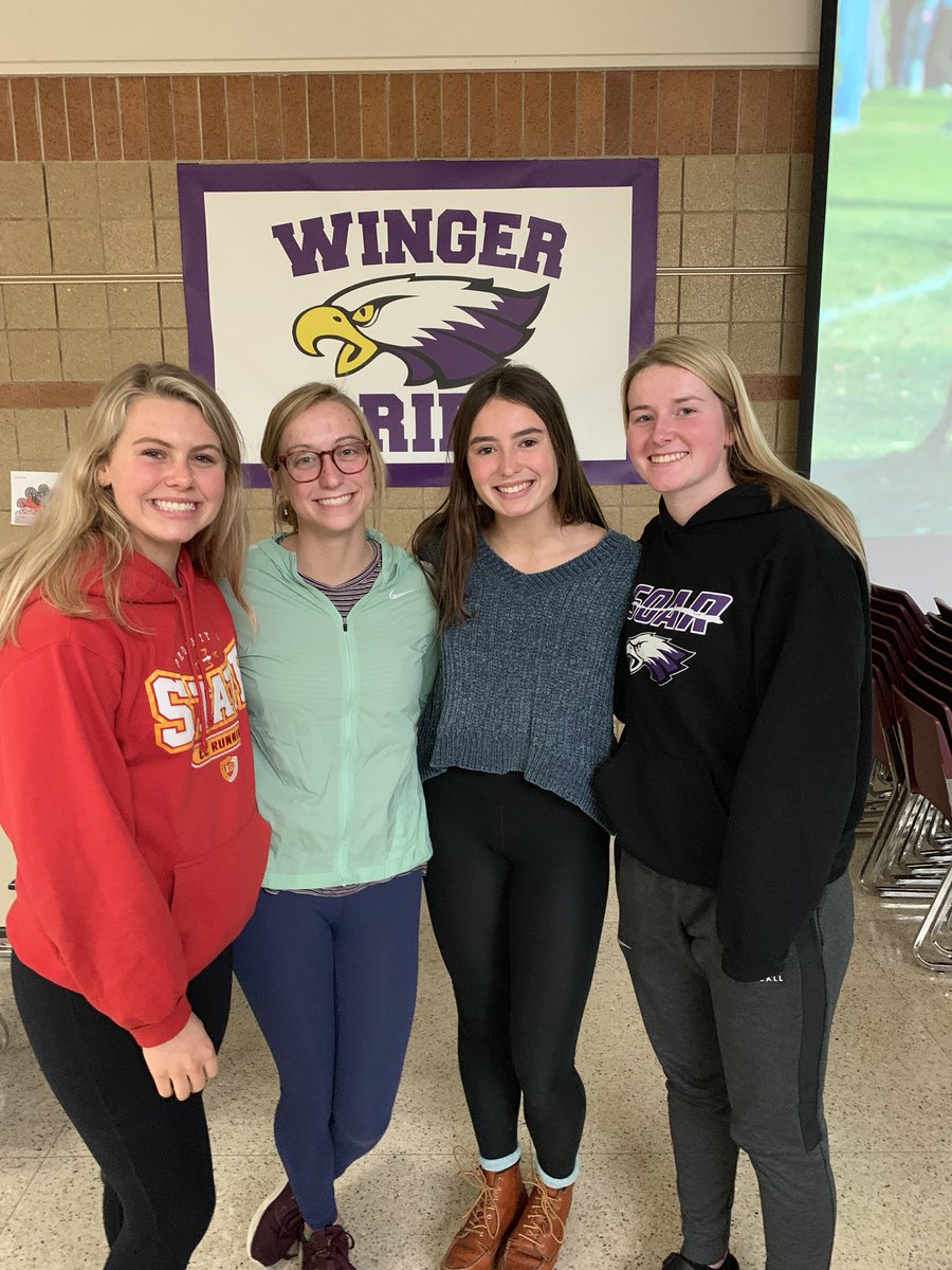redwingxc's tweet photo. We will miss these seniors who ran XC for all 6 seasons!  @kylinelson2 @gracedubee https://t.co/8YOed5Jy2B