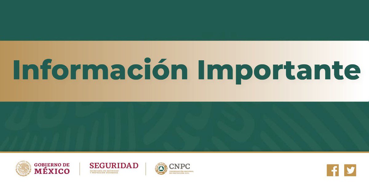 CNPC_MX's tweet image. Por la entrada del #FrenteFrío17 a partir de mañana se esperan #Lluvias fuertes a puntuales muy fuertes en #BCS, #Sinaloa, #Chihuahua, #Sonora, #Puebla y #Veracruz. 

Sigue atento a los avisos de @conagua_clima, del #SMN y #ProtecciónCivil.