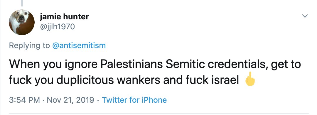 THREAD:A Solidarity Rally for British Jews prompts responses which prove exactly why such an event is needed. Below, a snapshot of some of Twitter's finest antisemites.Fight back!Sunday 8th Dec - 1:15pm - Parliament Sq. #TogetherAgainstAntisemitism @antisemitism  @CST_UK