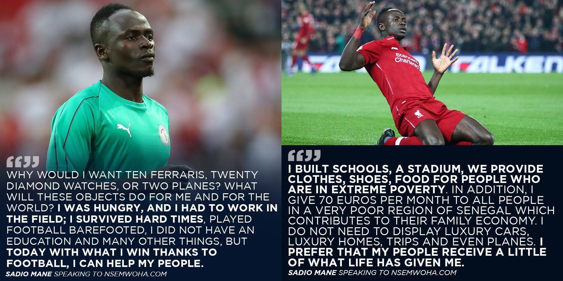 Empire Of The Kop On Twitter Sadio Mane Is A Hero Via U Oxladeoflfc On Reddit