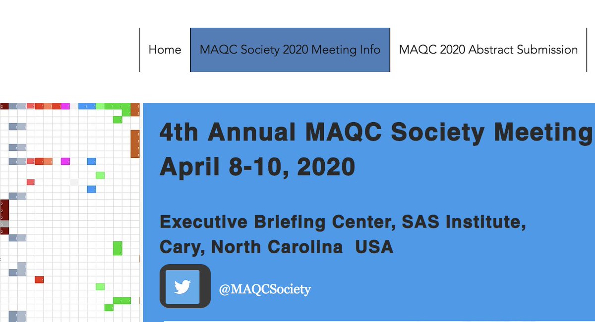 Our #MAQC20 meeting website is launched! Give it a click learn more about the meeting agenda or venue. 
maqc2020.org/maqc-2020-meet…