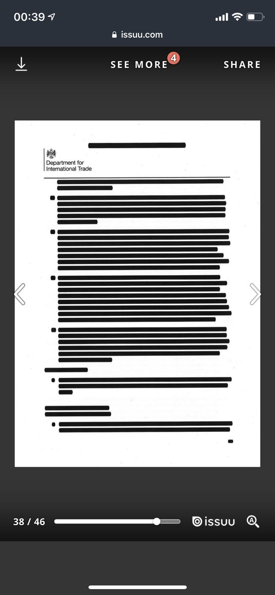 “THE NHS IS NOT FOR SALE” To the contrary: The US trade objectives specify the USA want “full access” to our pharmaceuticals market. Attempts to scrutinise what this will entail or whether this had been agreed we’re met with redacted documents.  https://twitter.com/PMLEGEND/status/1190042381200089089/video/1