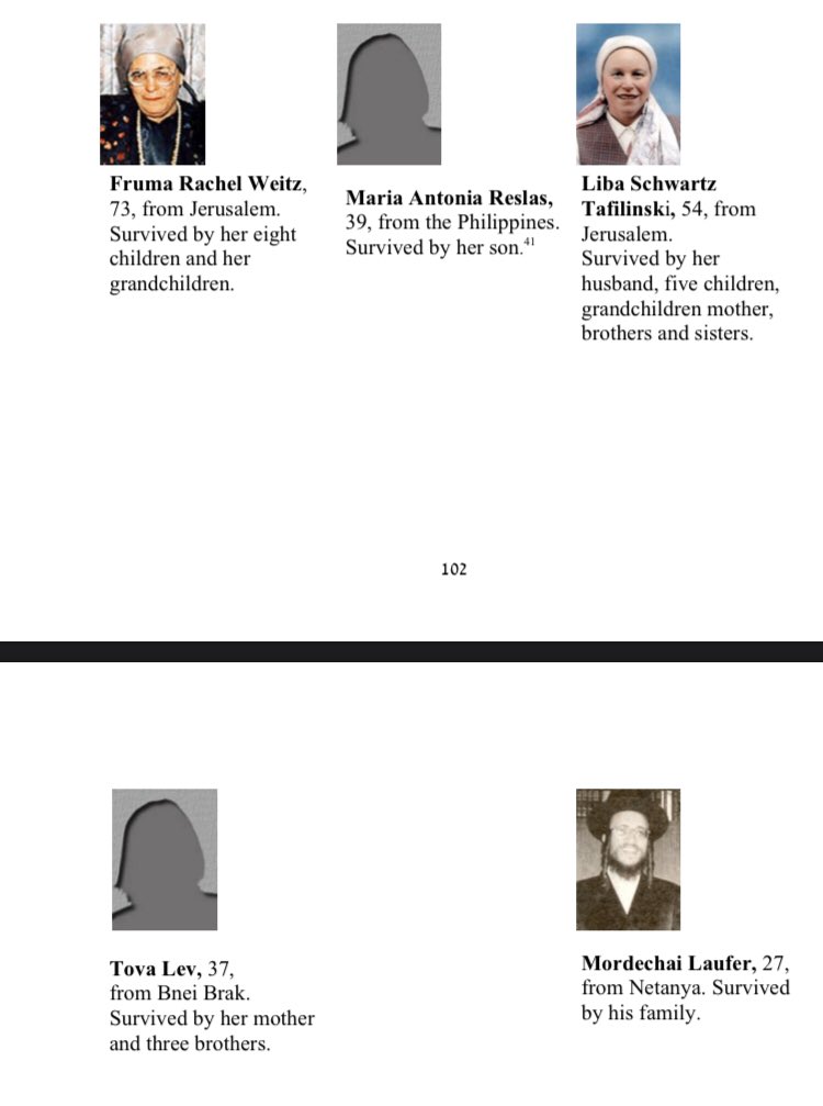 118) Organization: HamasOn August 19 2003, a 29 year old resident of Hebron blew himself up on a number 2 bus in Jerusalem on the way from the Kotel to Shmuel Hanavi street.23 killed, 115 wounded.