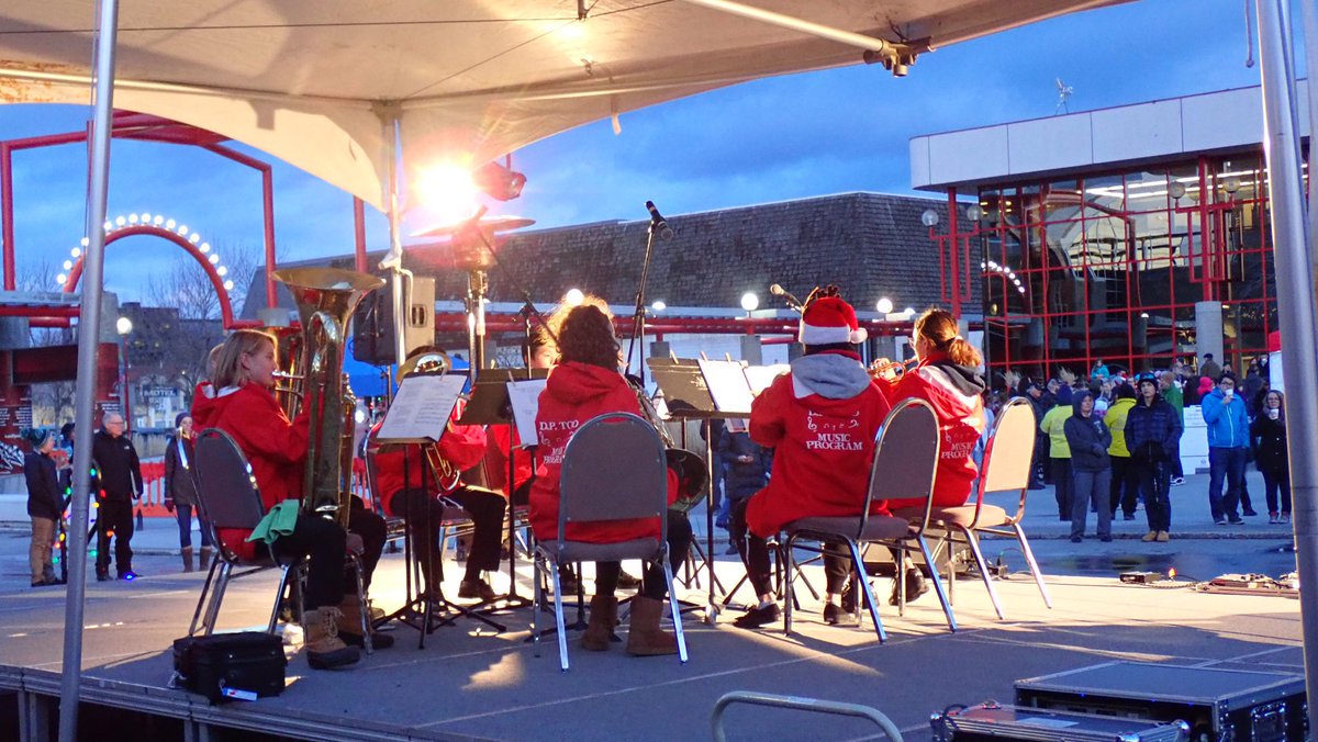 DP Todd Brass Ensemble at the Civic Light up Ceremony! Proud to be part of this wonderful community! <a href="/MarrenKatie/">Katie Marren</a> <a href="/dptstrojans/">D.P. Todd Secondary</a> <a href="/SD57PG/">School District No. 57 (Prince George)</a>