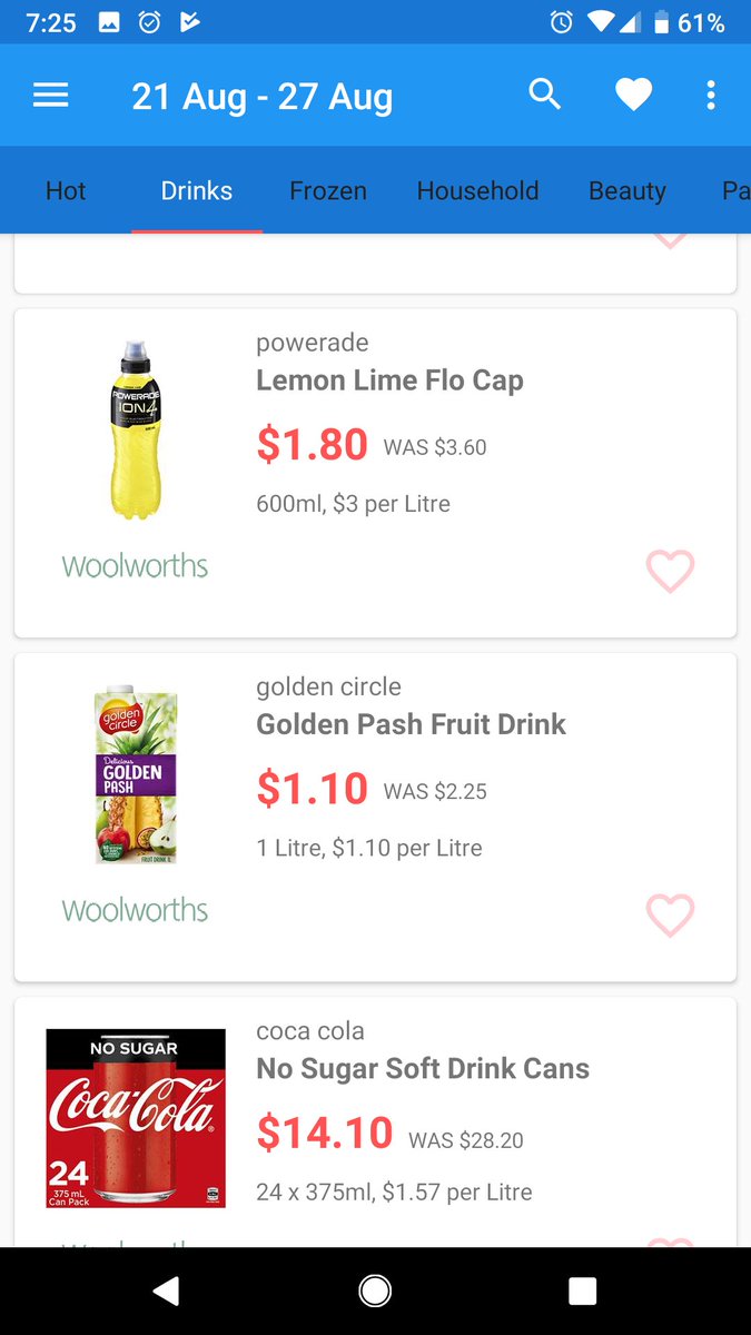 AusSugarTax's tweet photo. This is what the sugary drinks industry wants you to drink. Their full-sugar products are the aggressively marketed, steeply discounted, and sold in volume. 
We need a full set of regulation to take this on. https://t.co/iYk7YOfIYO
