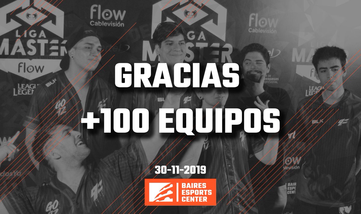 GRACIAS sobretodo a todos, pero TODOS los equipos que alguna vez jugaron en Baires Esports Center durante este 2018-2019. Más de 100, una LOCURA. Sépanlo, ustedes son el principal motor para que los Esports funcionen en este país. 🇦🇷

🗓️30-11-2019