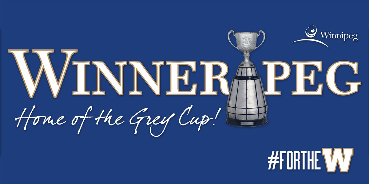 WINNERPEG - Home of the Grey Cup! #ForTheW <a href="/Wpg_BlueBombers/">Winnipeg Blue Bombers</a> #GreyCupChampions #WeGotTheCup