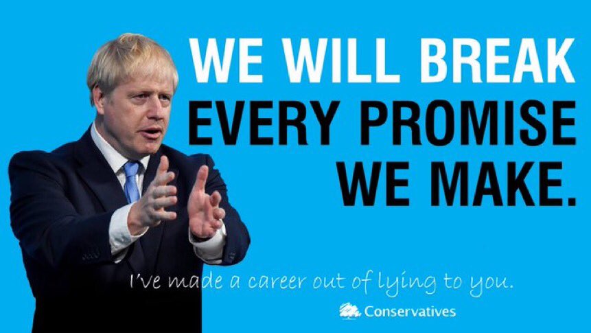THREAD: Failure, misrepresentation and lies. Why no sensible person should vote for the  @Conservatives and  @BorisJohnson.  #GE2019  