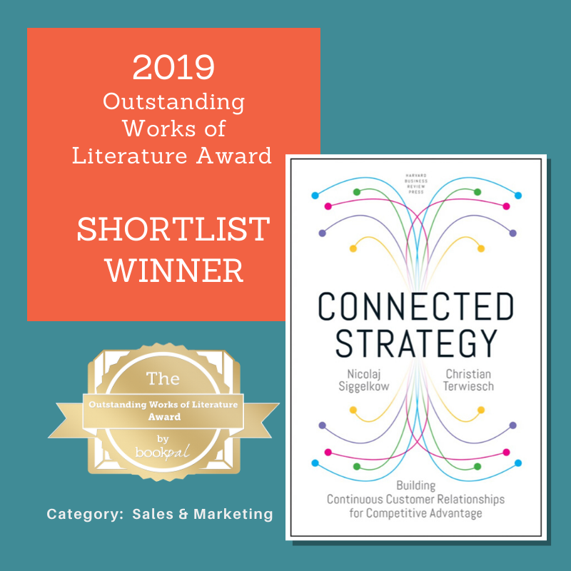 NicSiggelkow's tweet photo. Now we're already prize winning "literature" :) Happy to see that #ConnectedStrategy seems to be resonating. https://t.co/vel65a0N6t