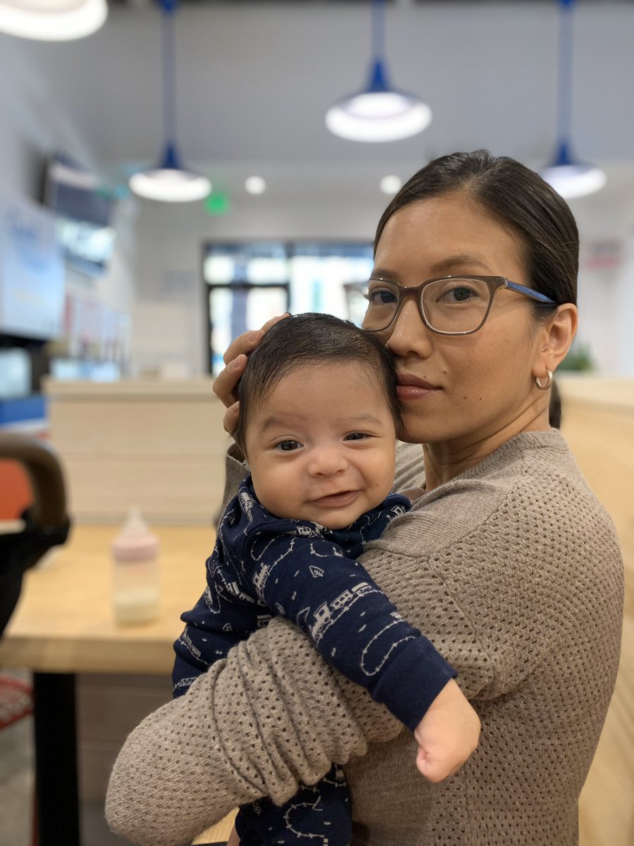 CoreyAppelbaum's tweet photo. Hey @Pacific_Counter our baby’s first time eating out and we took him for poke bowls and spam musabi (at least to watch us eat it) #DTSP #StPere #SundayFunday https://t.co/hhXu1LisP6