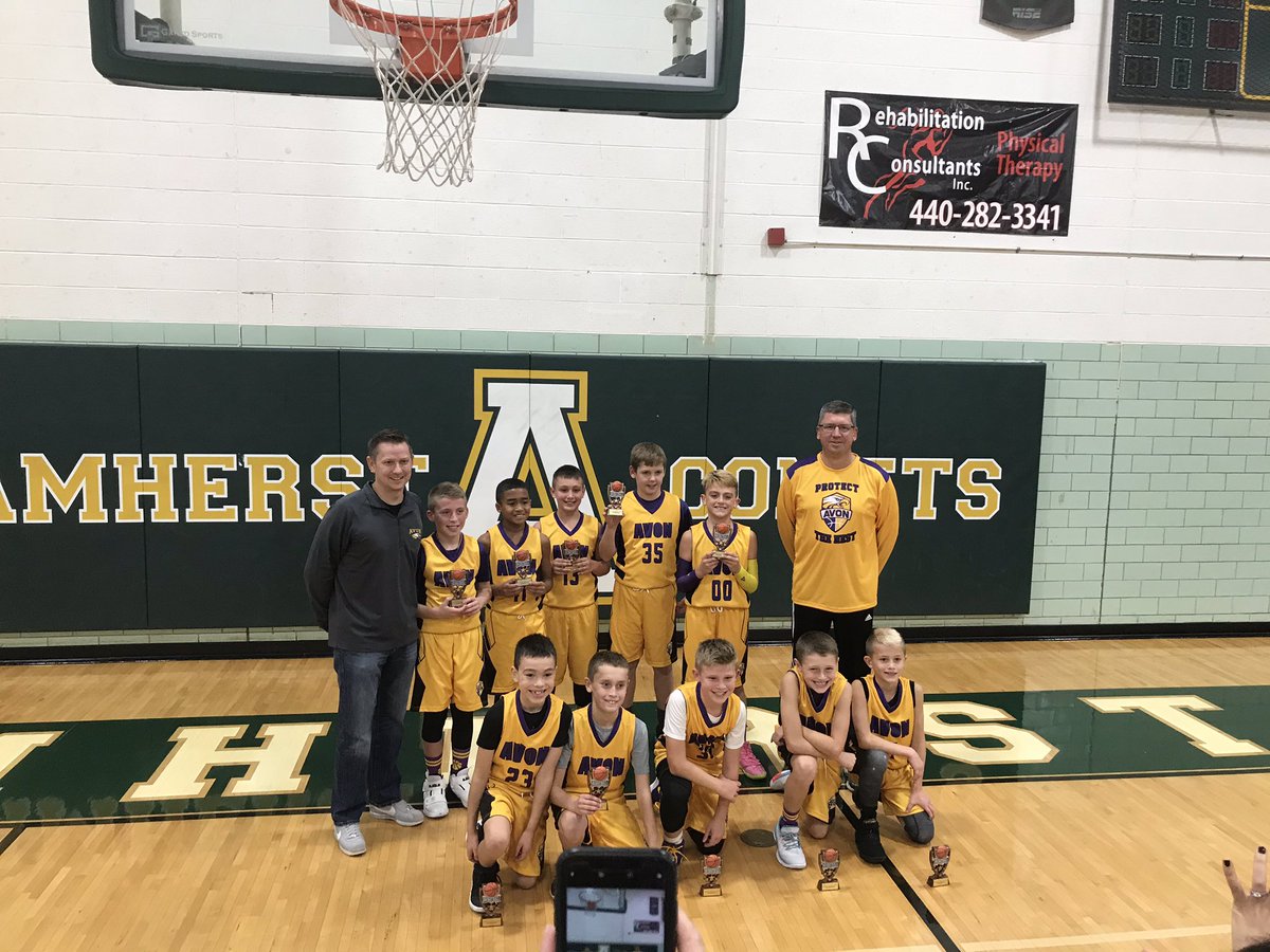 AmherstTipoff's tweet photo. Congratulations to this years Amherst Tip Off Classic 4th Grade boys champions - Avon Gold and this years runner up -Amherst Comets https://t.co/zSdGfrT7Hi