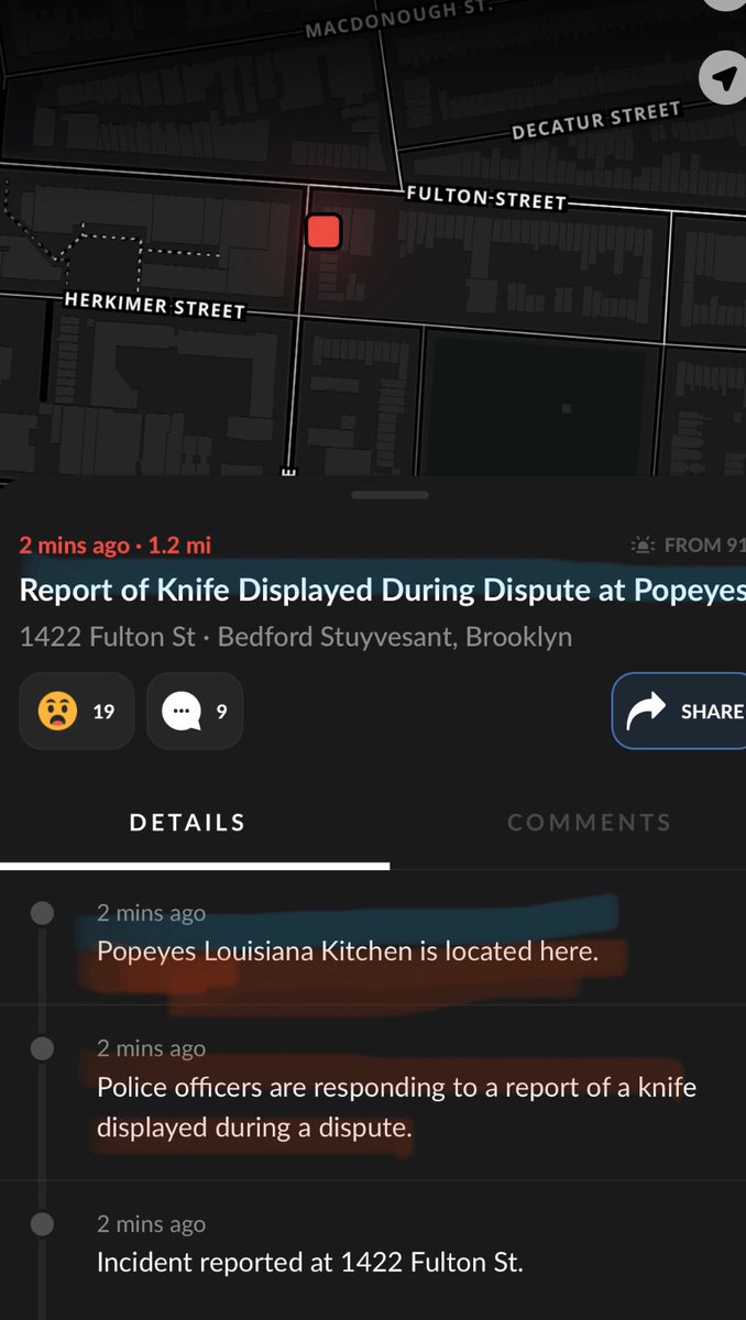 lady__liquid's tweet photo. Starting to believe Ethan Klein, @h3h3productions @theh3podcast, is onto something - perhaps there really is SOMETHING IN THE 🐓 🍗 at POPEYES making people POP OFF- as per citizen app 5 min ago: https://t.co/k8epsx2u3U