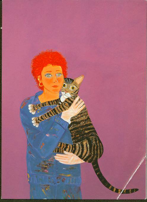 Joan Brown, Self Portrait with Donald, 1982