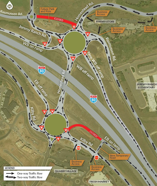 SummitCountyUT's tweet photo. Jeremy Ranch Roundabout is now open! Details: https://t.co/RrT7bQ5Cfw #JeremyRanch #Pinebrook #ParkCity #ParkCityUT #SummitCounty https://t.co/JELidModZX
