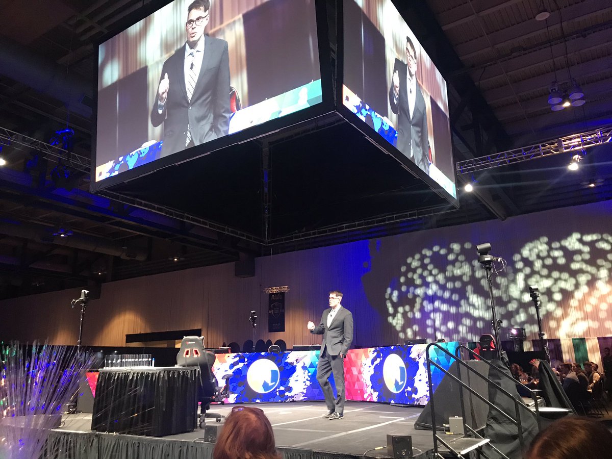 NYSCATE's tweet photo. When we think about game changing, we have to think about breaking down barriers — @dandrus104 #NYSCATE19 https://t.co/QcJ7rpEfcc
