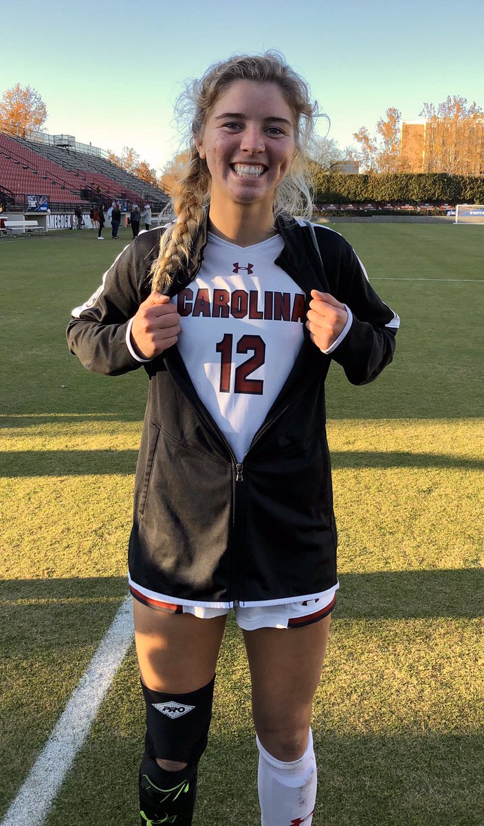 marty_martens82's tweet photo. Congrats to @RileyTanner_18 who is on to the  NCAA Women’s Soccer Elite 8.  Today her @GamecockWSoccer defeated Kansas in the Sweet 16.  Riley scored 1 of the goals and another in the Round of 32 against Notre Dame!  Good luck next Friday!  @eksports_org @EKHSFNN @KentwoodPS https://t.co/SAV9HbDl6s