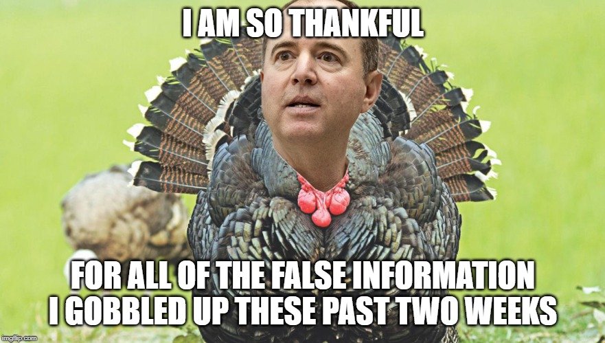 What Adam Schiff is thankful this Thanksgiving 2019