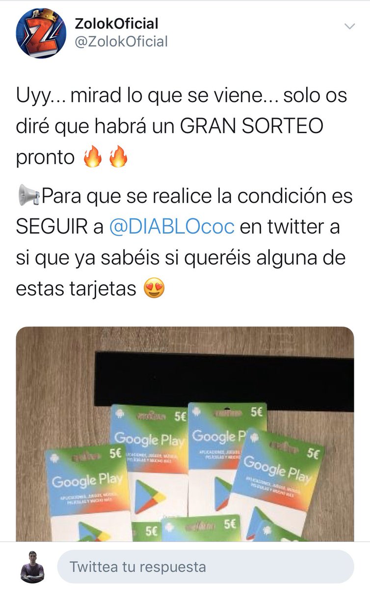 DiiabloTV's tweet photo. SE VIENE EL GRAN SORTEO , ESTAD ATENTOS 🔜🔜🔝.                           RT🔁 https://t.co/EOnJOaFcQv