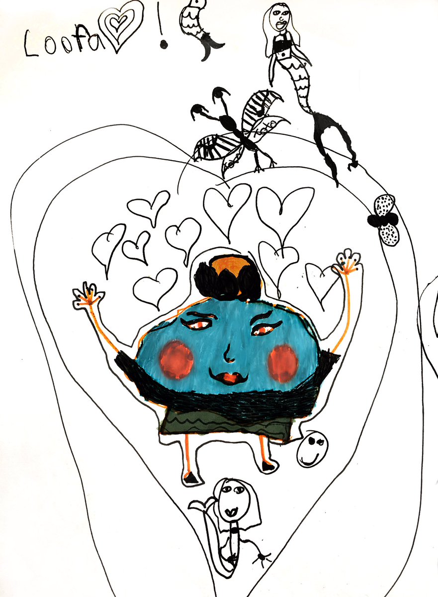 ShotgunneSchell's tweet photo. #DrawLoofah @storypirates by 6yr old LillyBelle from Portland, OR https://t.co/TxJOeE7bfH