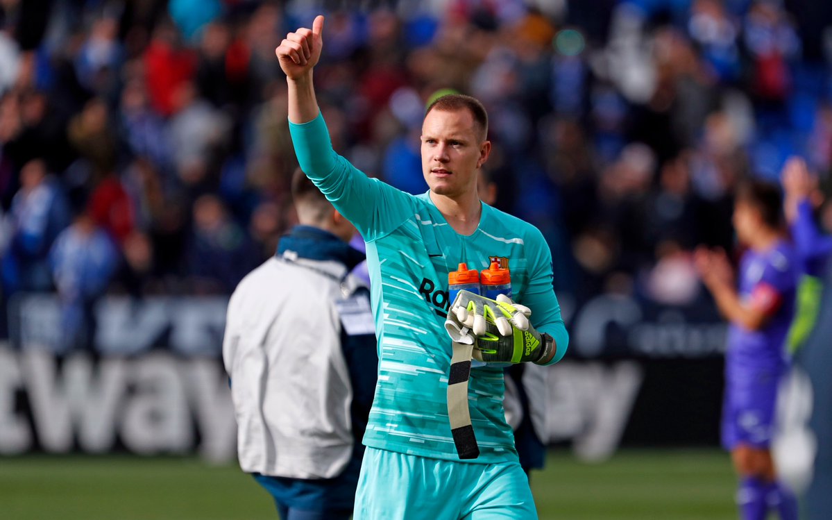 FCBarcelona's tweet image. 🤩 @mterstegen1 👍

🔵🔴 #ForçaBarça