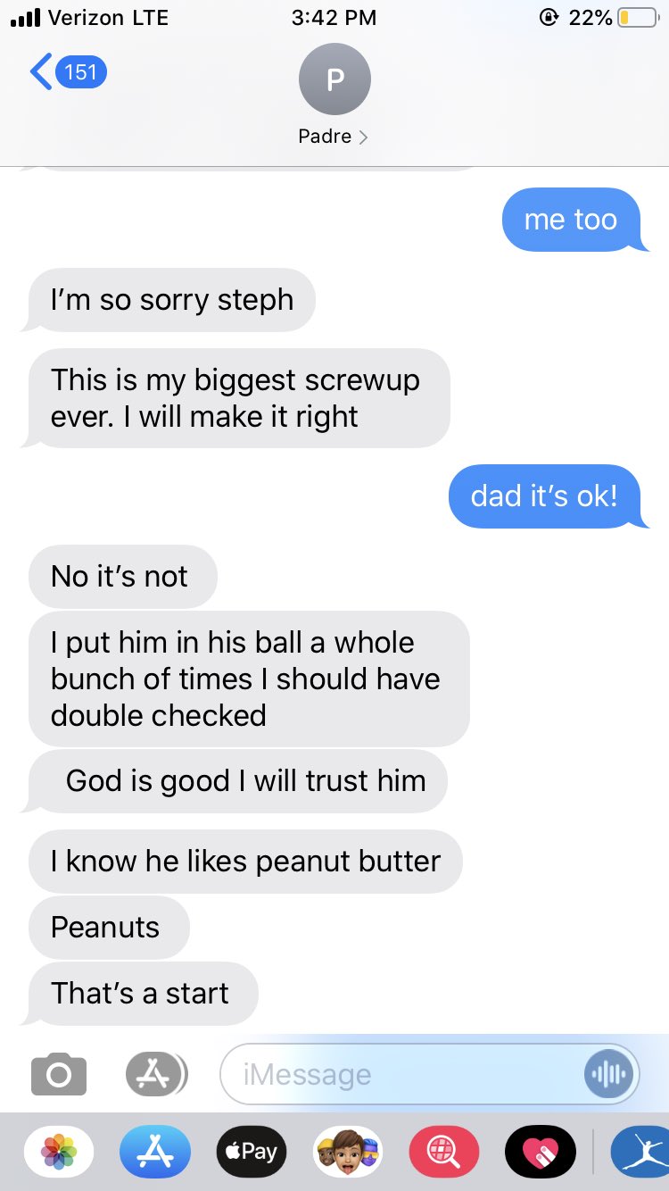 This Dad Had a Meltdown Over His Daughter's Missing Hamster, and His Frenzied Texts Have Since Gone Viral