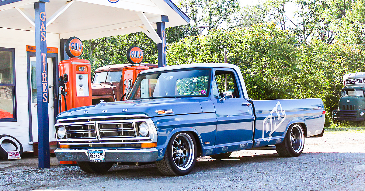 QA1Motorsports's tweet photo. Classic Truck on the outside and a whole lot of new underneath. 👀
#goDRIVEit #QA1equipped #QA1 #fordf100 #classictrucks #protouring #restomod #oldfarmtruck #fordtrucks #72f100 #QA1suspension #MODshock #MODseries https://t.co/UUSl4BSjKY