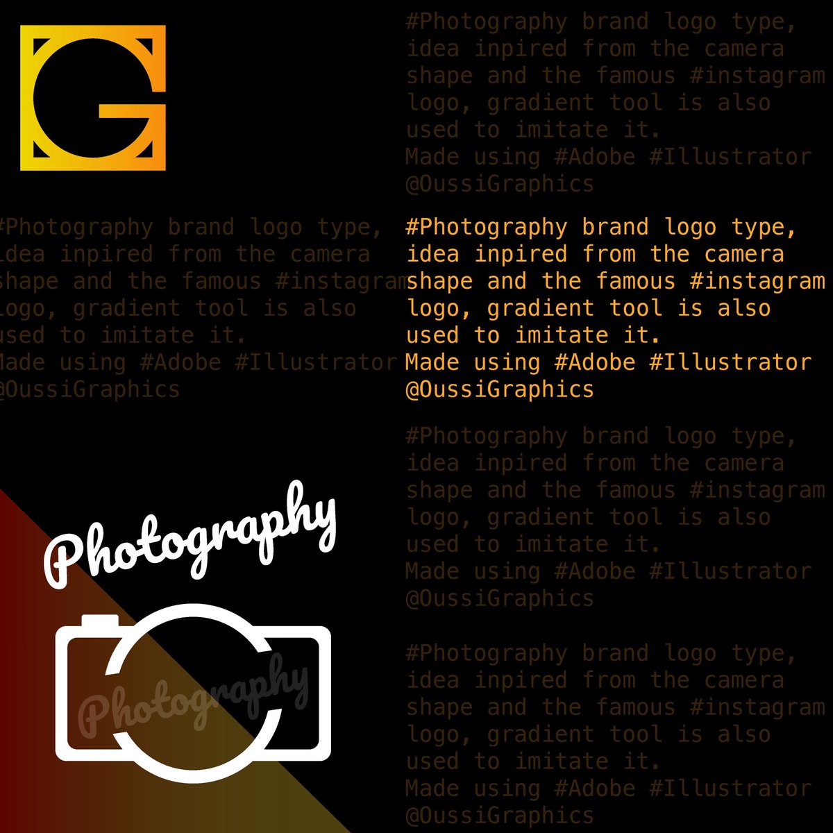 oussigraphics's tweet photo. #photograghy #logo #design made with love from #Morocco https://t.co/VbdG2CCois