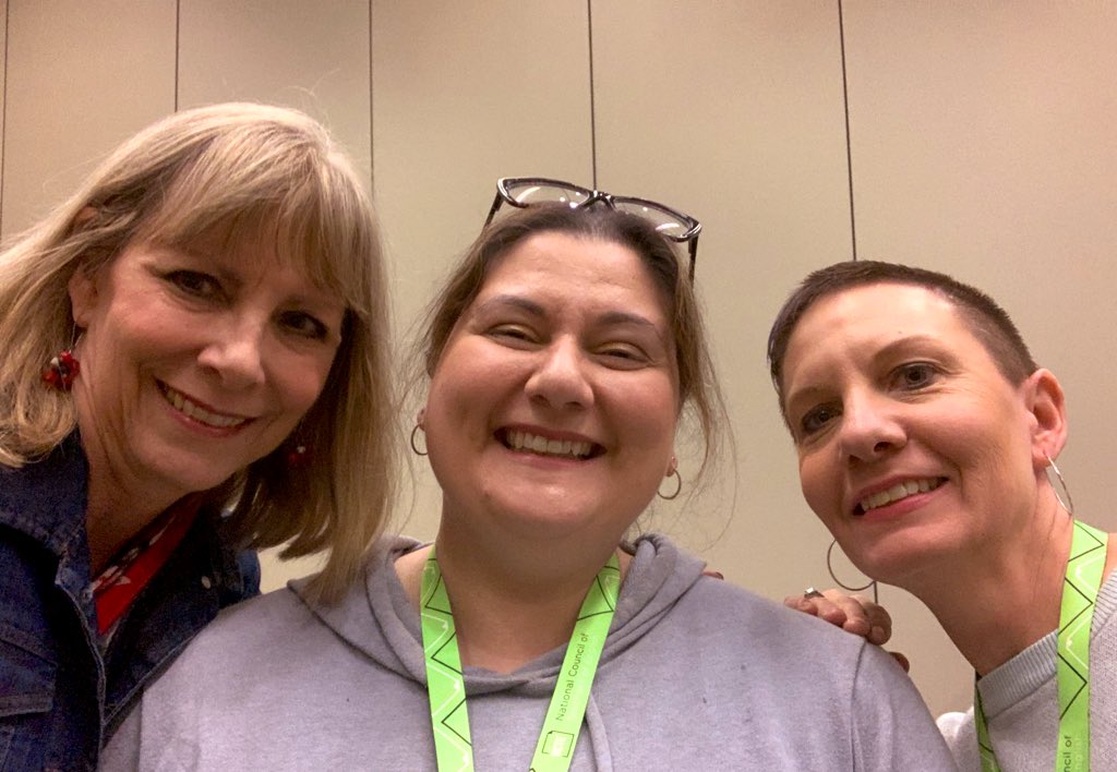 Always great to spend time with these two ladies! #NCTE19 #NCTE2019