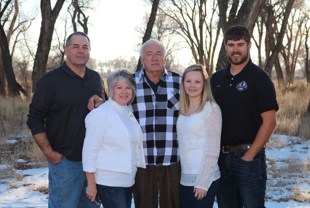 My dad, wife, son and daughter in-law. So blessed to have such great family support. All of us pulling together to keep the family farm and ranch a viable way of live.
Waiting until after the first of the year to get heavily involved in campaigning for Colorado State Senate seat.