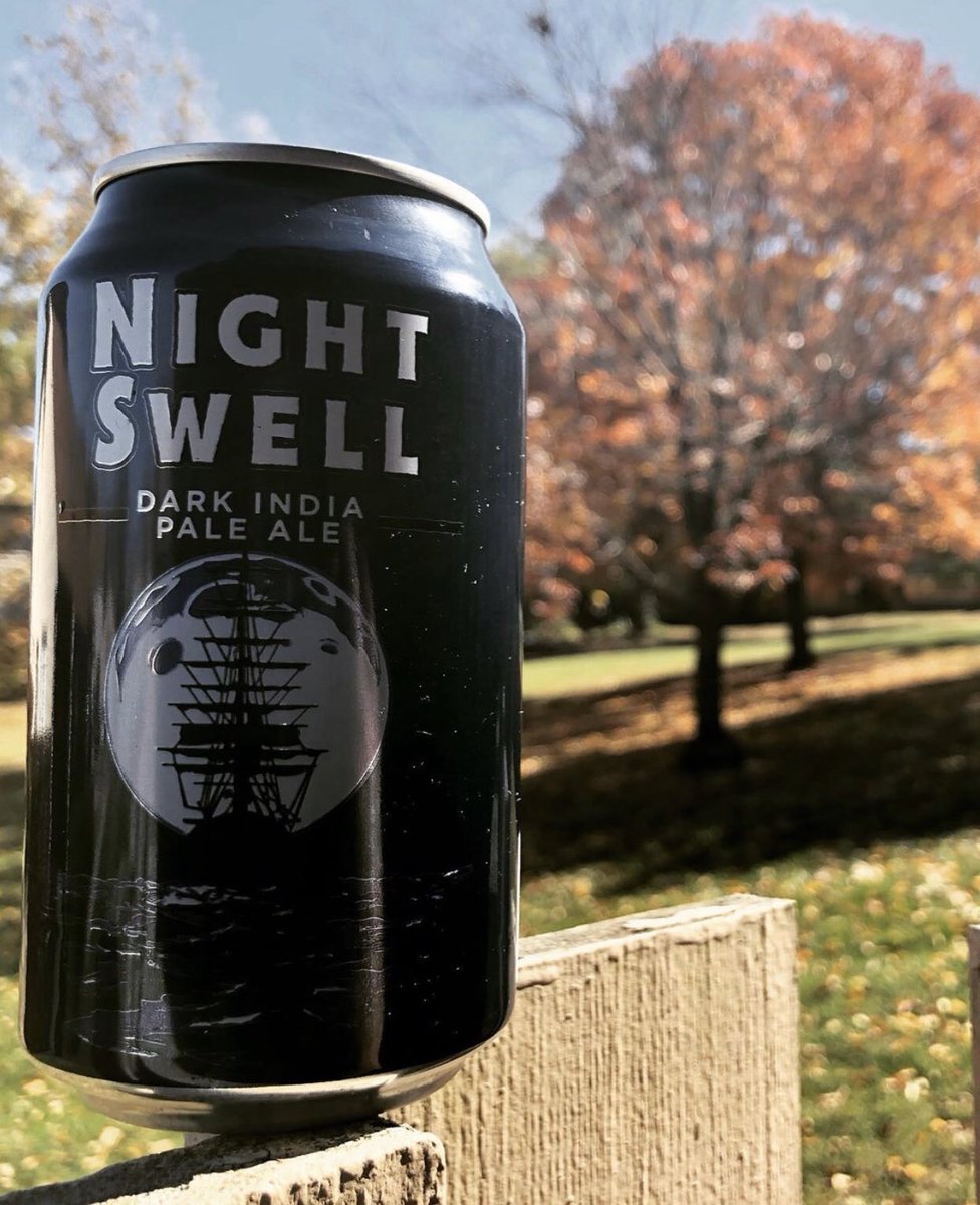 HeavySeasBeer's tweet photo. The perfect beer to pair with your #Thanksgiving feast this week! Night Swell #DarkIPA is still available now! 🍻🌑🍂 #IPA #limitedrelease #craftbeer #thanksgiving2019 #thankful #givethanks #fanphoto #repost https://t.co/1oYxiPG4FP