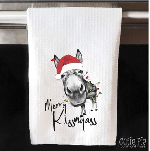 AudreeH74's tweet photo. Looking for a snarky towel or maybe a white elephant gift? I have some fun options available. #cutiepiebowsandmore #cpb4u #CPB #shopCPB #CPBCreations #Christmas #BlackFriday https://t.co/mOAdh5ezgz