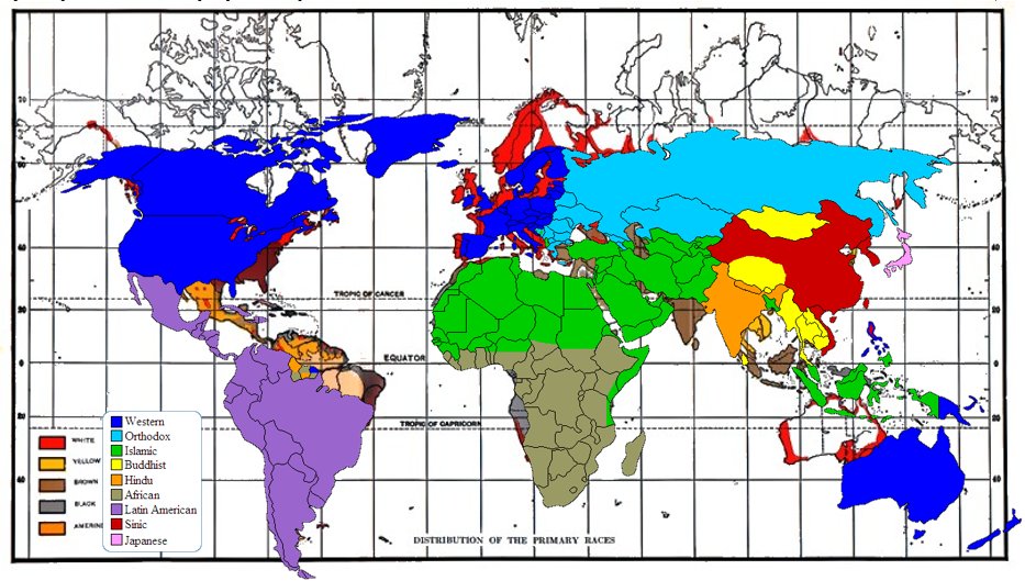 I super-imposed Huntington's map. Students made the connection