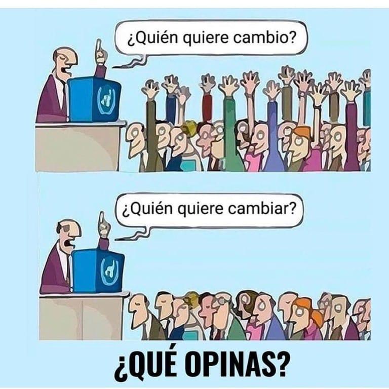 augustorendonm's tweet photo. Casi todos piden CAMBIO.
Pocos quieren CAMBIAR. https://t.co/LiqGcieqiq
