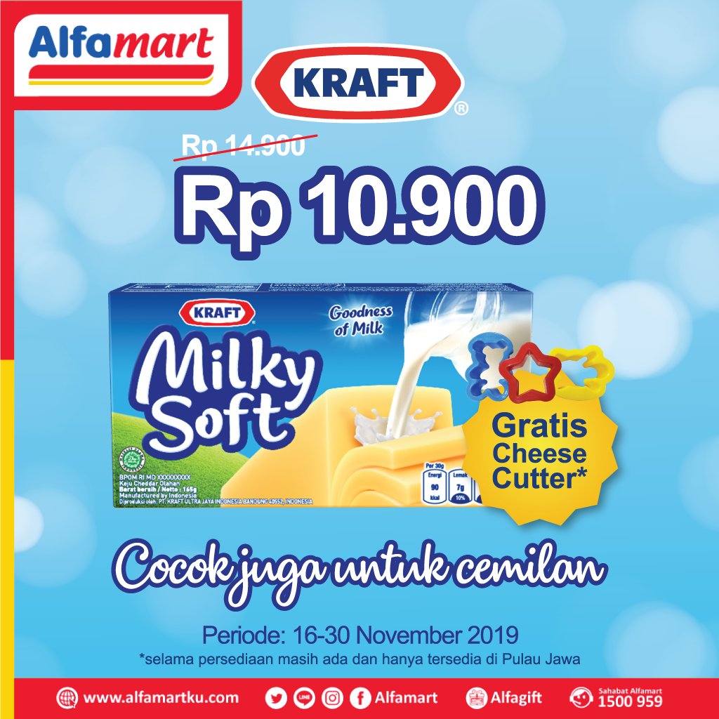 Harga Keju Kraft Milky Soft Di Alfamart BOBOTIE
