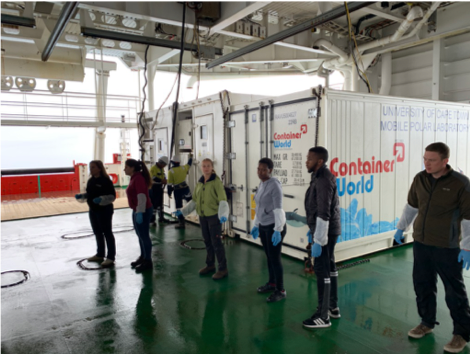 SCALExperiment's tweet photo. #SCALEbyNumbers There were a total of 38 CTD casts with Niskin bottles and 30 CTD casts with GoFlo bottles. This equates to 720 GoFlos being carried empty and 720 GoFlos being carried full of seawater... the equivalent of ~9 tonnes @TracexS @geotraces https://t.co/z8HnSyfnEI