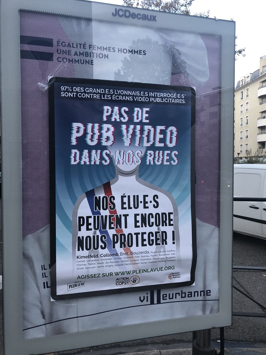Julien U On Twitter Nouvelle Operation Anti Pub A Lyon Et Villeurbanne Aujourd Hui Arriveront Ils A En Faire Un Sujet De Campagne Pour Municipales2020 Https T Co Vcoz3au5au