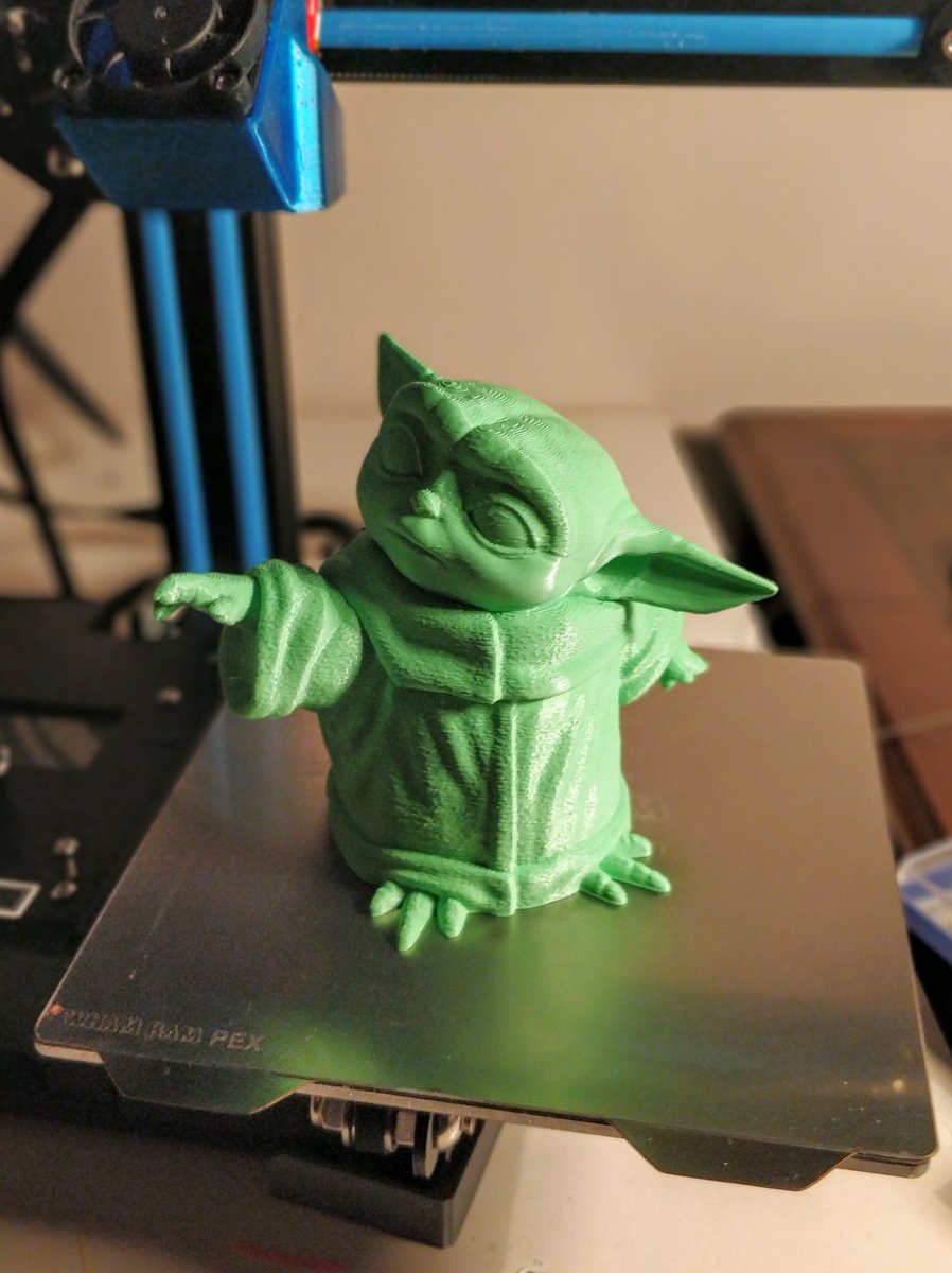 Baby Yoda by @chris_frieze on <a href="/MyMiniFactory/">MyMiniFactory</a> using #PrintWithSmile PLA
Love this model, super cute! might have to watch <a href="/themandalorian/">The Mandalorian</a> soon...
#babyyoda #mandalorian #starwars #3dprinting #3dmodeling