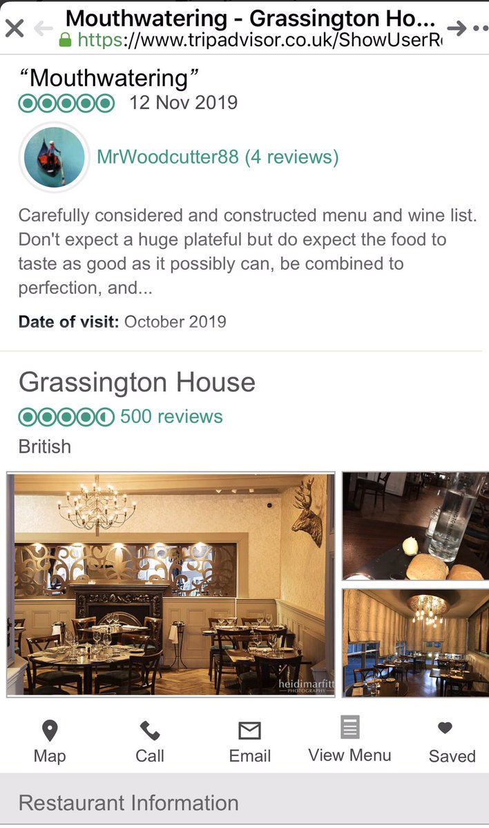 Great review team Grassington . 
#dining 
#grassingtonhouse #grassington #yorkshiredales #skipton #yorkshire #2AArosette #skiptonrestaurants #yorkshirerestaurants #restaurantwithrooms #yorkshirehotel #restaurantsofinsta #restaurant #yorkshirefood #northyorkshire #ilkley