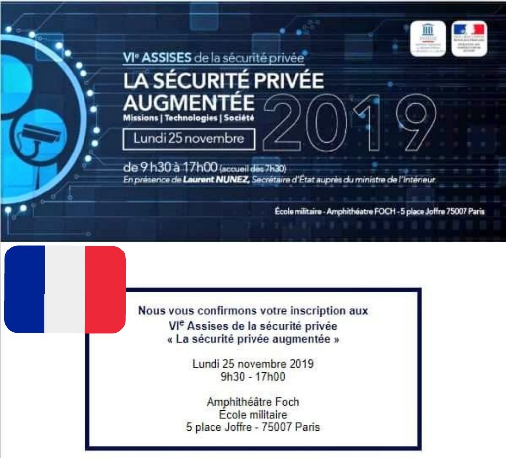 Syn2AC's tweet photo. Présents aux #6èmesAssisesdelaSécuritéPrivée
#AgentsCynophiles #S2AC #SécuritéIntérieure #continuum https://t.co/hhrfmD5bnb