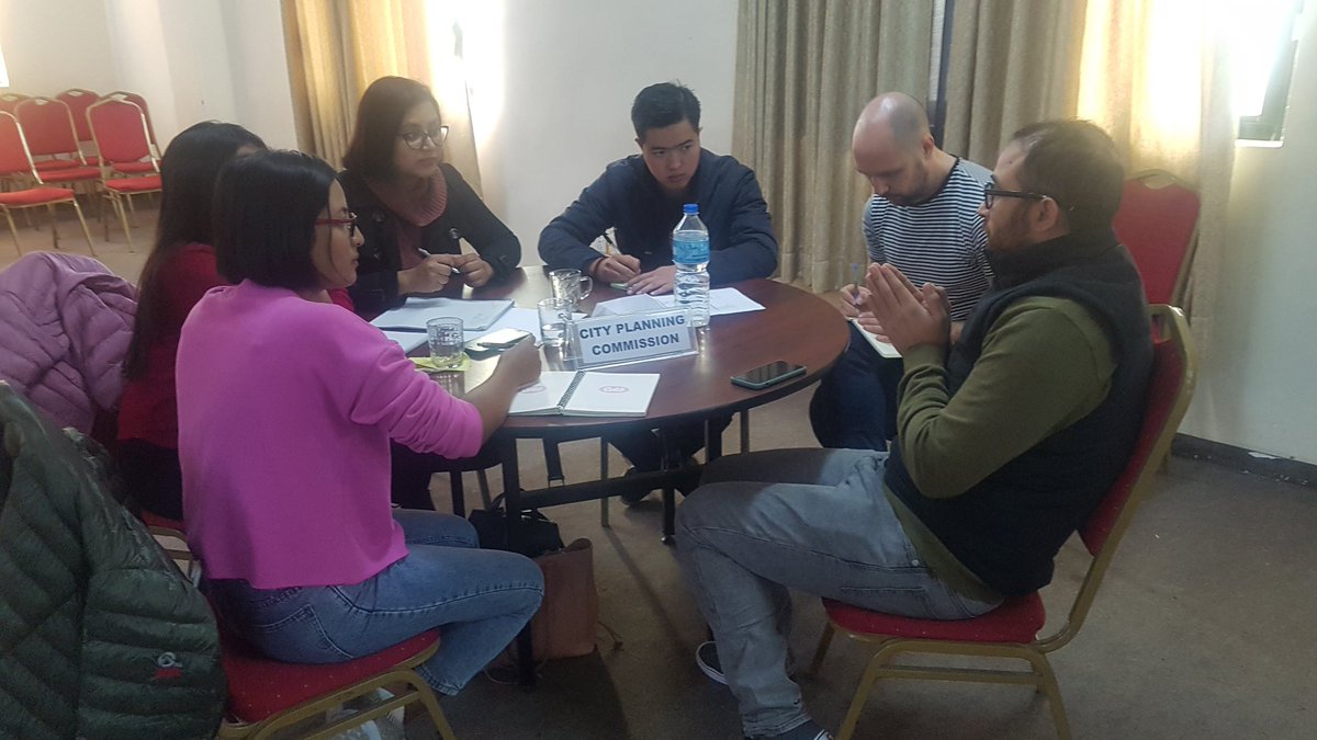 DemolaInNepal's tweet photo. Experts listening to the teams' progress and sharing their experience and knowledge. 
#Demola https://t.co/c8MyOj7zVZ