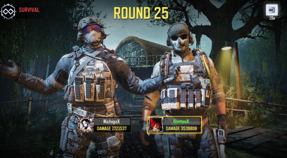 Honton_X's tweet photo. @NichigoX  and I Freakin Putting WORK 

#CallOfDutyMobile #CODMZombies https://t.co/bbvx7moq1m