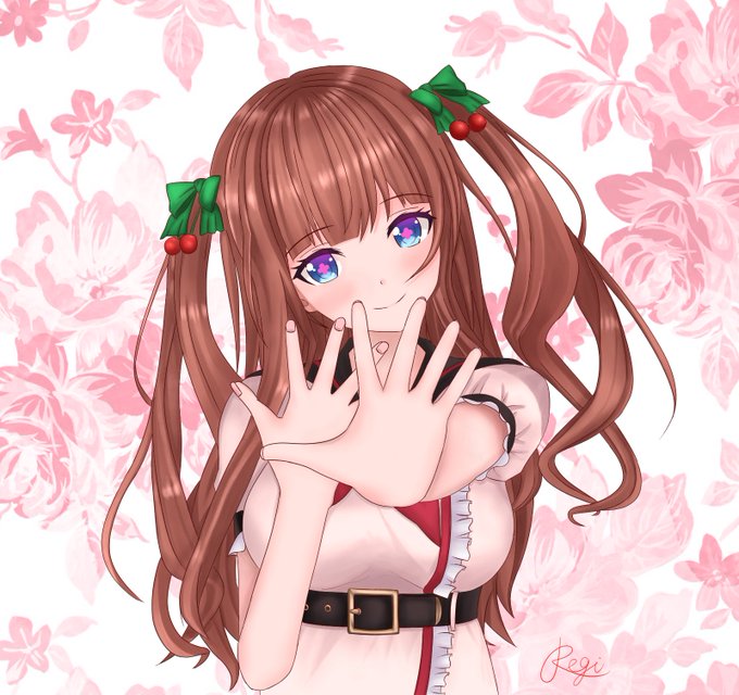 今日もちえりちゃんはかわいい
#ちぇり絵 
#花京院ちえり 
#お絵描き 