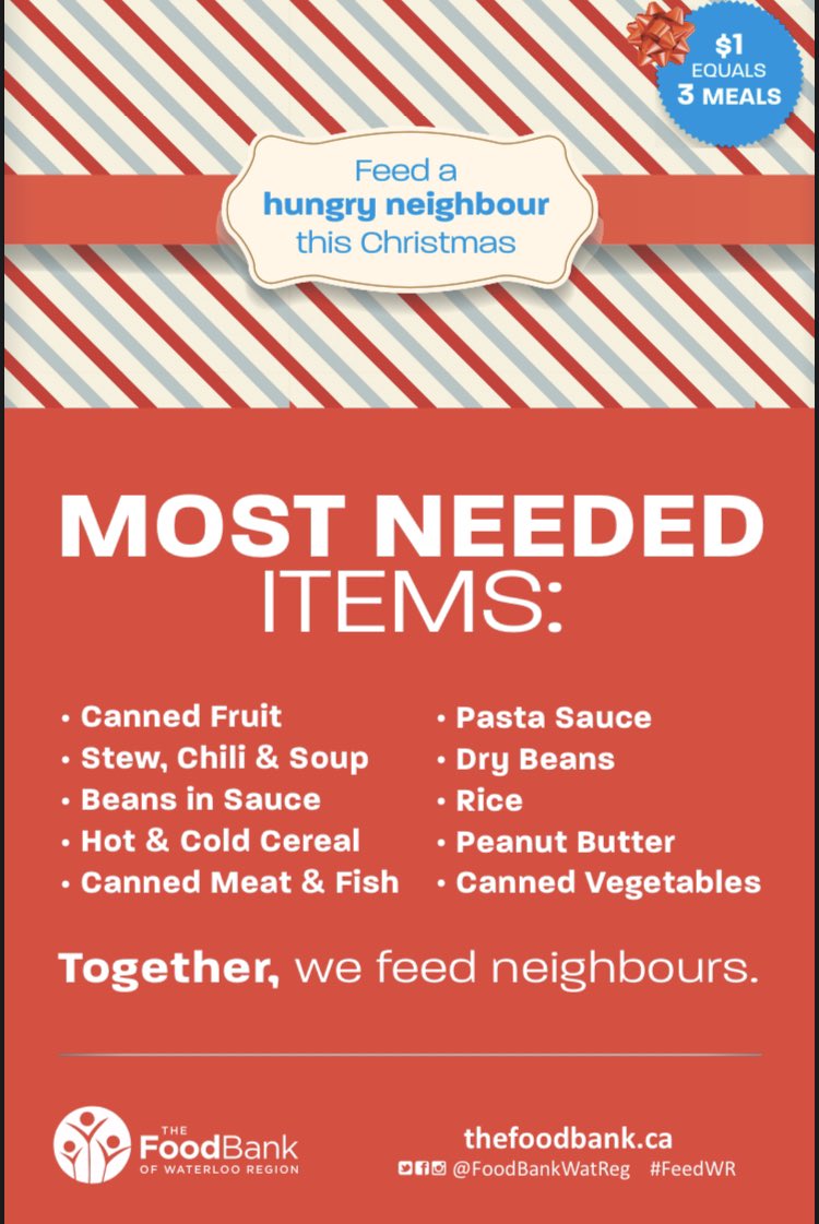 CentralFresh's tweet photo. Letβs Team up this Holiday Season to Support OUR Community @foodbankwatreg #fooddrive #feedwr #kitchener #waterloo #midtown #kwawesome #kitchenerwaterloo #watreg #wrawesome #wrlrt #dtk #dtklove #rideion #regionofwaterloo #kingstwest https://t.co/xJWyV2kPzA
