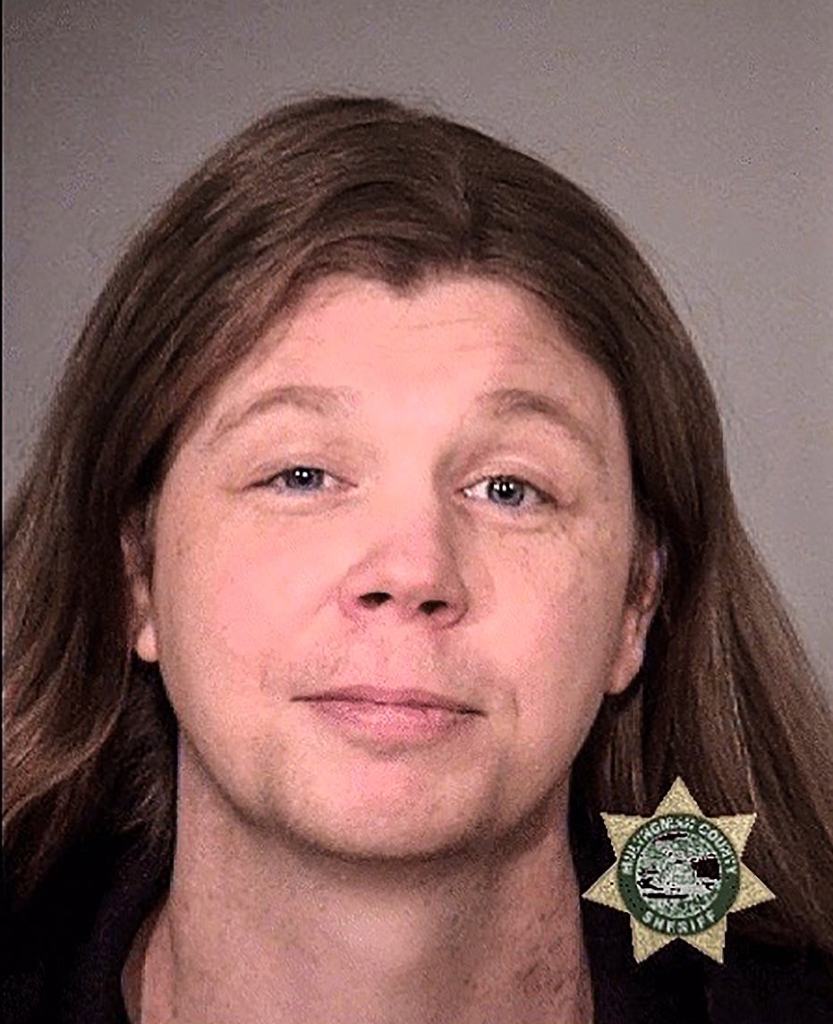 Lucy Elizabeth Smith, a 35-year-old transsexual antifa militant, has been arrested numerous times in Portland at riots & violent protests. In March 2017, she was charged for strangling a man (while masked) during a BLM protest in downtown.  #AntifaMugshots