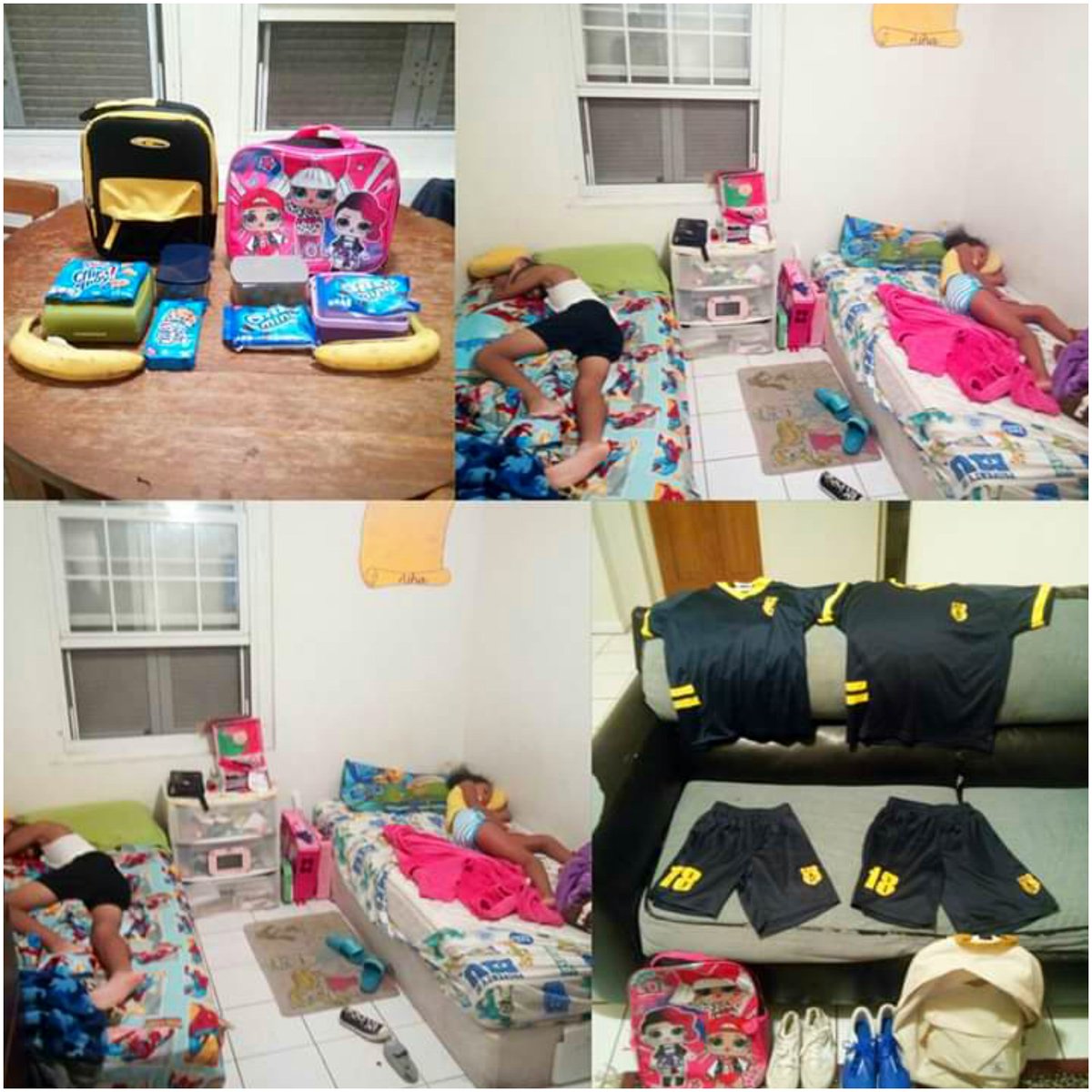 GMoney_29's tweet photo. @AshaPoo_7 & @LenniBizzle_17 had a good weekend. They had their Dinner π½.. Baths π. In bed π & sleeping π΄. School Gym Clothes π laid out, School Bags ππ & Lunch π₯ͺ is ready 2 be packed tomorrow morning.
π§ #AshaEmoi
π¦ #LennoxSincere
π« #VSS
π¨π« #P4Johnson
π¨π« #P6Dill https://t.co/D3gpRbbZv9