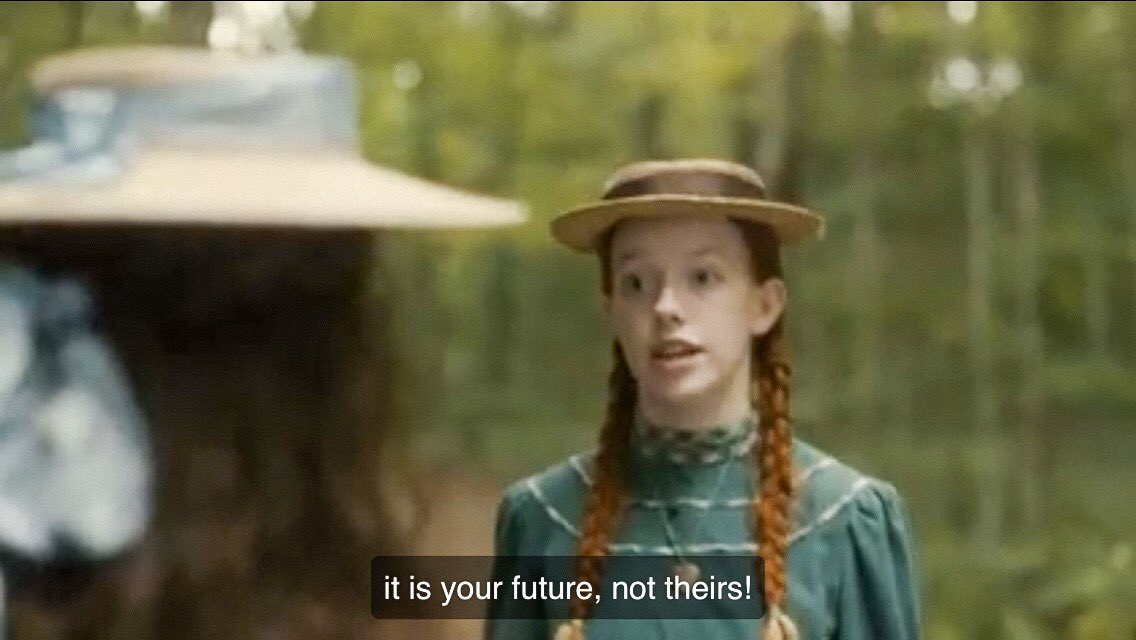 anne once said "if you want to do it, you should do it" and diana did it,, IM PROUD OF HER  #annewithane