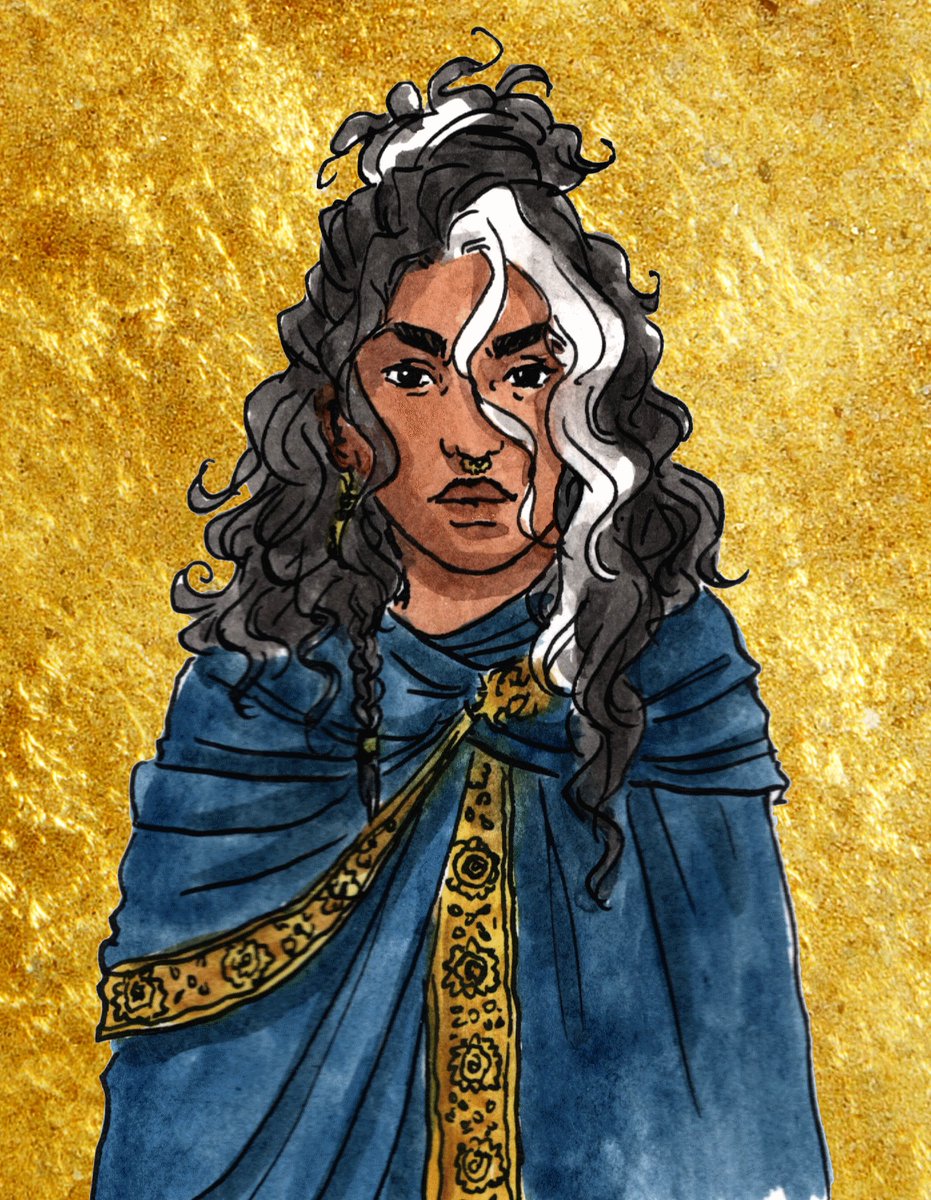 Also, please appreciate my girl, Bast. Straight up stole my favorite side character from my own comic to make my D&D PC, because I could.  #IssoriaCampaign