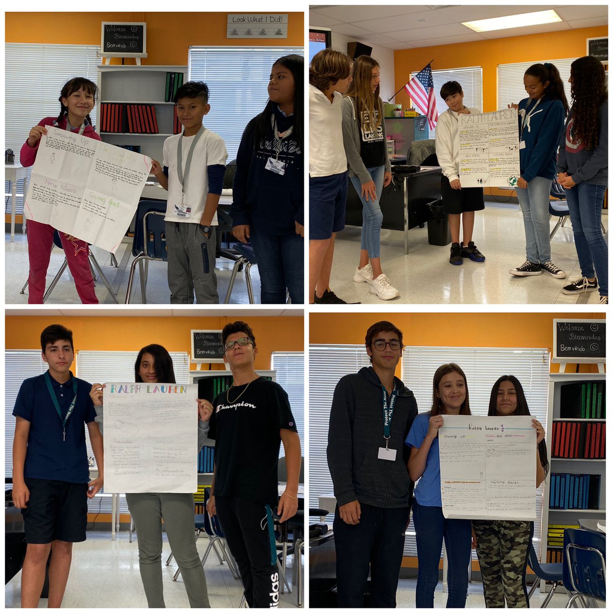 Some of my DLAR students presenting their research project and they did AMAZING!Let’s not forget that they have traveled to a new country and have had to assimilate to a different culture, new friends, and a new school. It’s not a detriment to speak another language, it’s a gift.