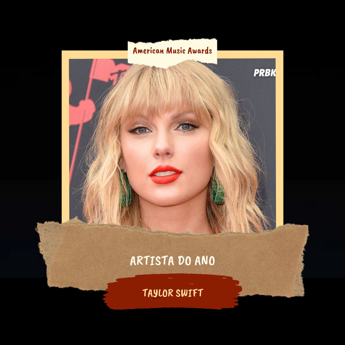 GeekThings5's tweet photo. @taylorswift13 Levou o prêmio mais aguardado do ano "Artista do ano" !!! #TaylorSwiftBrasil #TaylorOnAMAs #AMAs #AMAs2019 #AMAsTNT https://t.co/uQkTrOgP3d