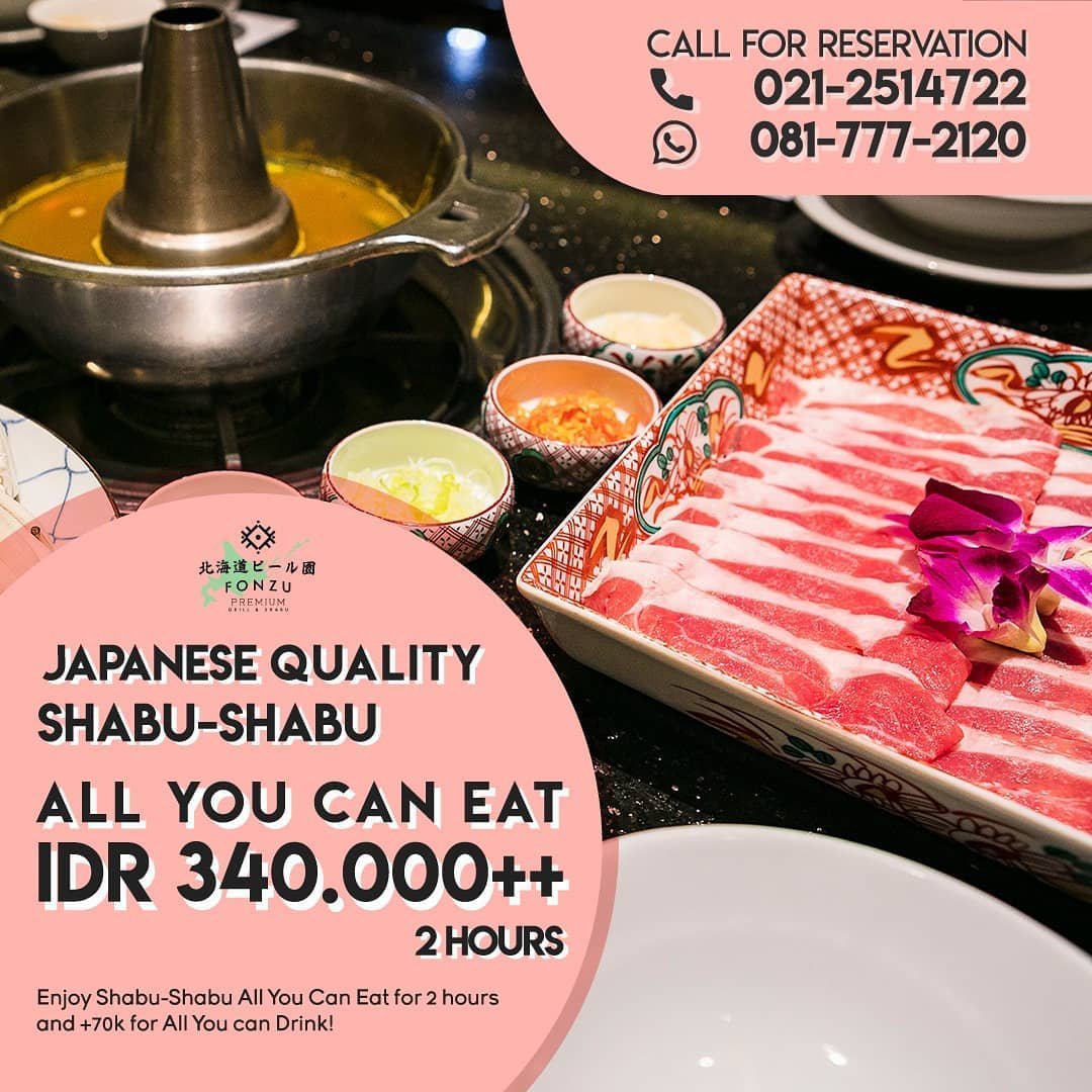 fonzupremium's tweet photo. Let's Shabu Shabu All You Can Eat!!!
Fonzu premium Hokkaido BeerEn
北海道ビール園
#allyoucaneatjakarta #foody #foodiegram #eat #foodpassion #foodblog #dinner #shabushabu #foods #yakiniku #jakarta #foodporn #ジャカルタ #foodie #kuliner #makanmakan #siangmakan #食べ放題 https://t.co/ko5QtoiLZa